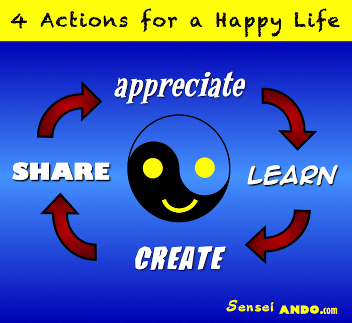 4 Actions For a Happy Life
