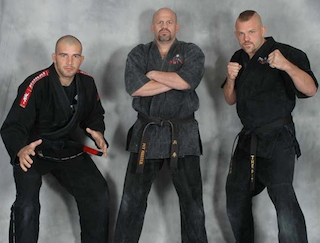 Glover Teixeira, John Hackleman, and Chuck Liddell